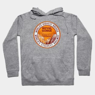 1930s Royal Gorge, Canon City Colorado Hoodie